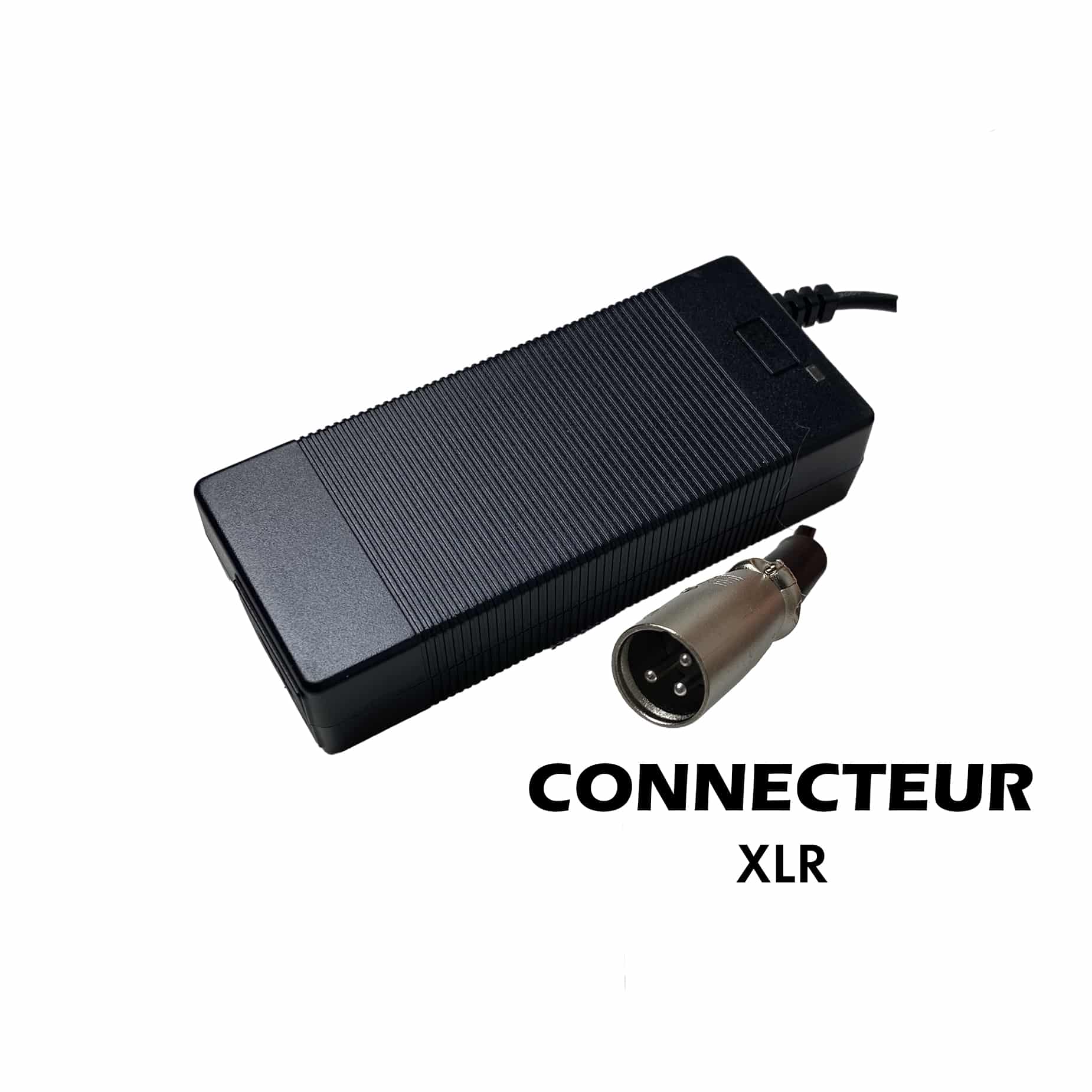 Chargeur pour Trottinette 42v 2A Connecteur XLR 4p